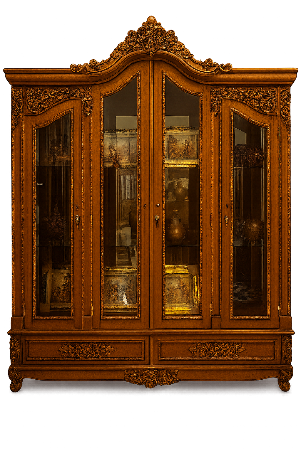 Sultan Alatin Crystal Display Cabinet