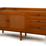 Bovet Scandinavian Rattan Essence Cabinet