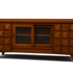 Bovet Spinach Leaf Cabinet